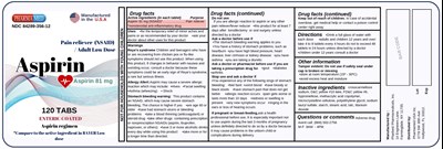 Label Image - DESING ASPIRIN 81 MG TABS page 0001